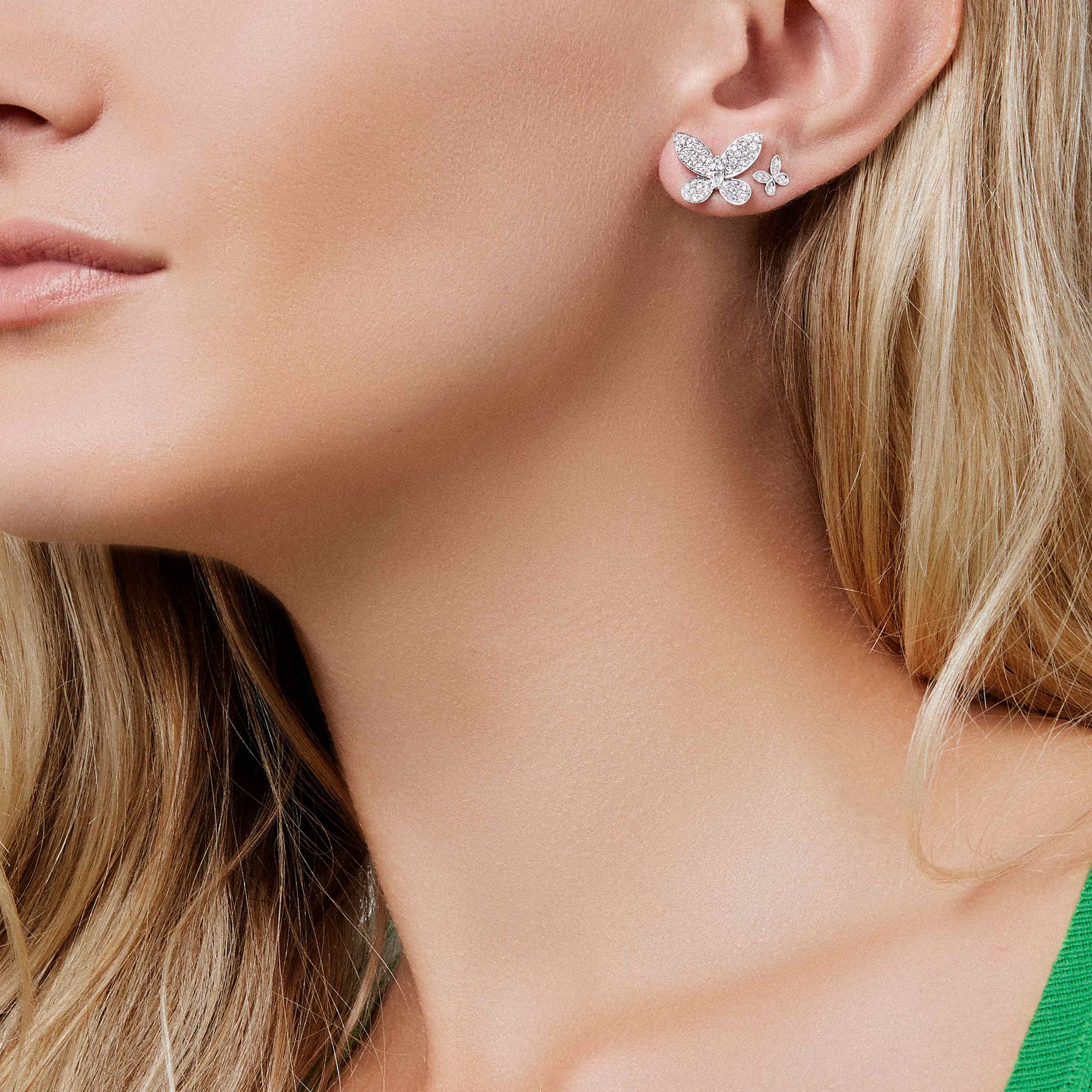 Diamond Earrings 1/2 carat tw Round 10K Two-Tone Gold | Jared